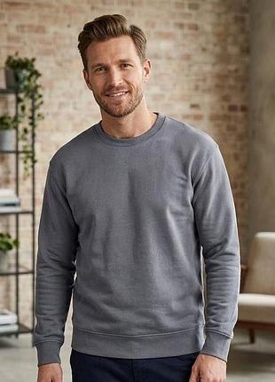 Мужской свитшот jack &amp; jones р. m серо-синий теплый (на флисе)