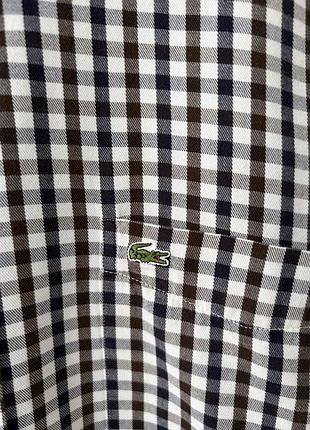 Сорочка в клітинку lacoste 4