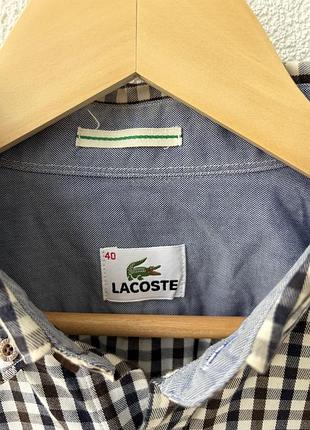 Сорочка в клітинку lacoste 5