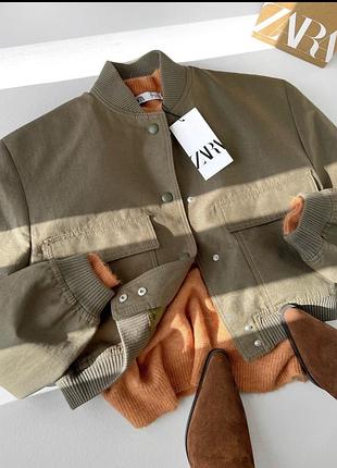 Куртка бомпер zara 2