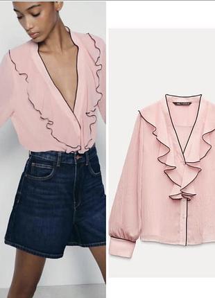 Сорочка блуза zara 2