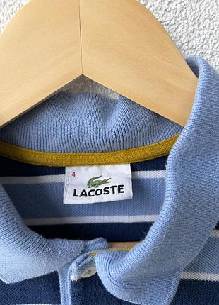 Полосате поло lacoste 4
