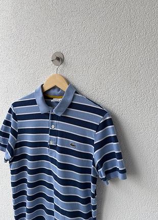 Полосате поло lacoste 2