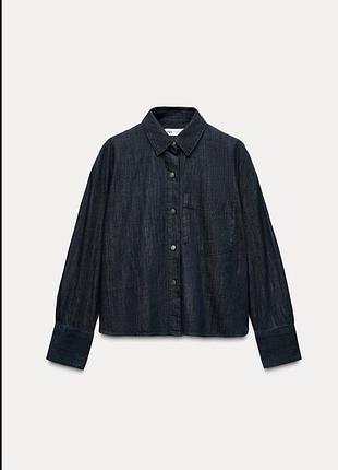 Джинсова сорочка zara 3