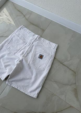Білі шорти carhartt 2