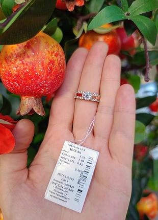 Серебряная кольца 17.5 р 2
