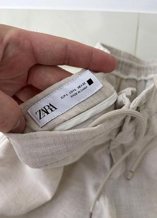 Лляні штани zara 5