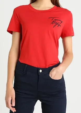 Футболка  tommy hilfiger з лого