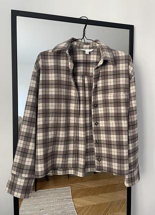 Сорочка в клітинку h&m
