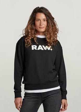 Світшот жіночий g-star raw чорний, розмір xl, трикотаж