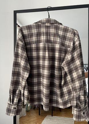 Рубашка в клетку h&amp;m 2
