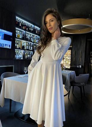 Сукня молочна