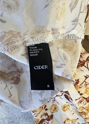 Блуза у квітковий принт cider 6