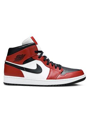 Шкіряні кросівки jordan 1 low chicago 5