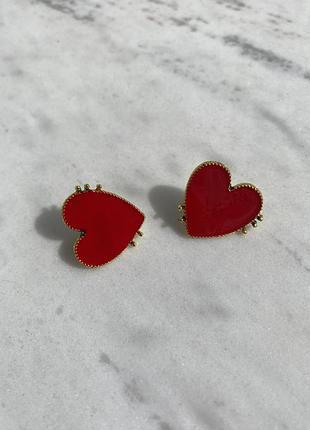Сережки сердечка 2