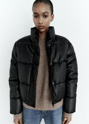 Куртка пуфер zara