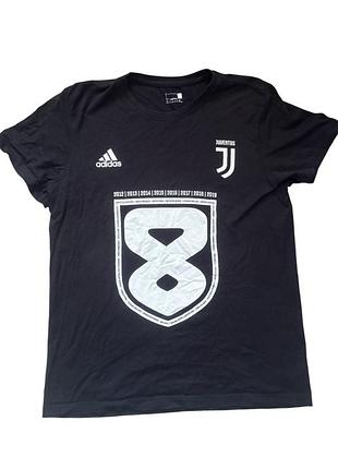 Оригінальна футболка adidas juventus — 8 поспіль чемпіонств (2012–2019), розмір l
