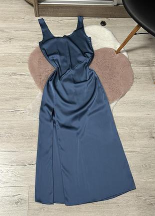 Атласна сукня від zara 5