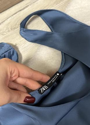 Атласна сукня від zara 6