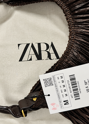 Zara сумка с бахромой 9