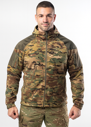 Кофта флисовая shark skin military multicam (мультикам)
