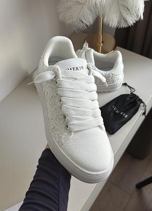 Кросівки numeris lace white білі нумеріс 7