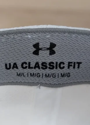 Кепка under armour blitzing біла, stretch-fit m/l, оригінал 7