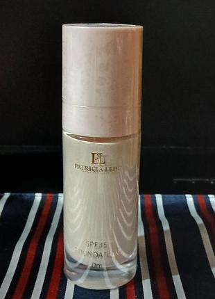 Новое тональное средство для лица patricia ledo collection zephyr, spf 15, тон 01, 30 г (запакованный)
