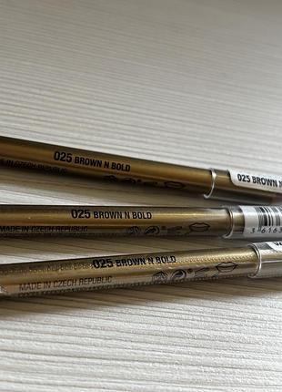 Max factor colour elixir lip liner — контурний олівець для губ, відтінок 025 brown n bold 2
