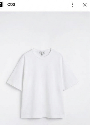 Футболка чоловіча базова cos  heavyweight cotton/interlock р m оверсайз