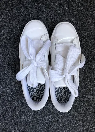 Кеды puma basket heart patent 2