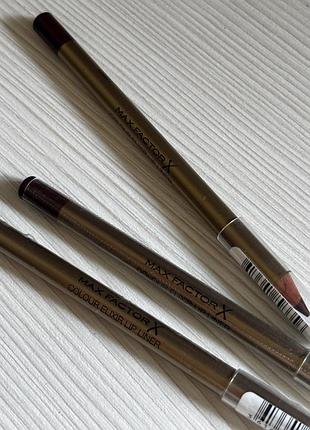 Max factor colour elixir lip liner — контурний олівець для губ, відтінок 025 brown n bold 3
