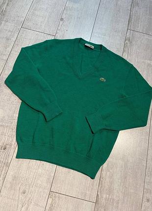 Мужской винтажный свитер lacoste chemise