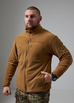 Кофта флісова polartec military coyote, койот