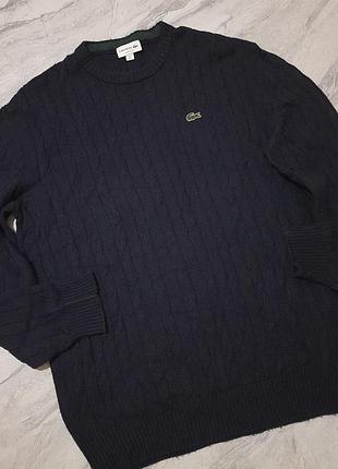 Lacoste мужская кофта, свитер меринос