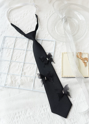 👔 галстук на резинке с декором ✨