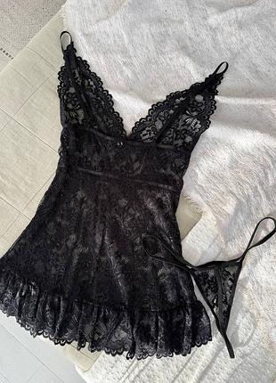 Красивый кружевной пеньюар🎀 9