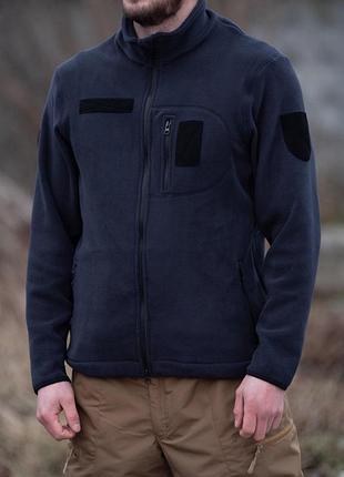 Кофта флисовая polartec military navy blue, темно-синий для дснс