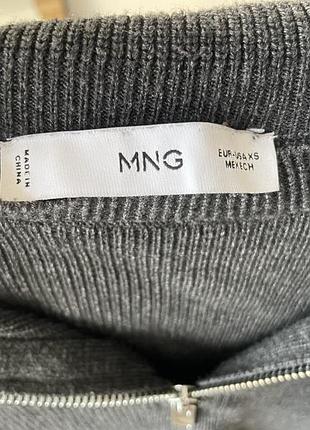 Свитер серый mng (mango) 3