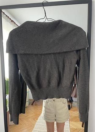 Свитер серый mng (mango) 5