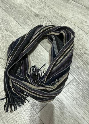 Шарф у смужку