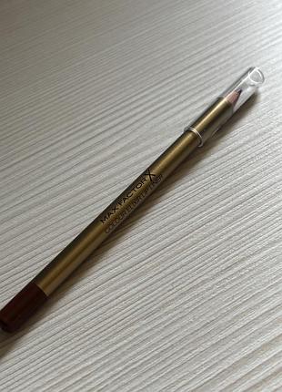 Max factor colour elixir lip liner — контурний олівець для губ, відтінок 020 warm brown
