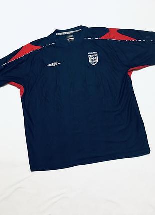 Футбольная футболка винтажная umbro england оригинальная спортивная