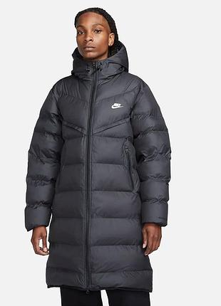 Оригинальн! сша! мужская парка пуховик nike m nk sf wr pl-fld hd parka fb8189-010 куртка новое состояние