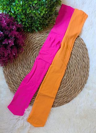 Детские яркие колготы 🧡 🩷one size 2