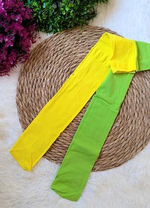 Детские яркие колготы one size 2