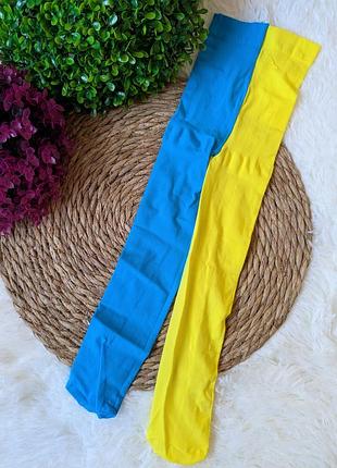 Детские яркие колготы one size 2