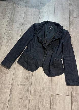 Женский джинсовый пиджак armani jeans