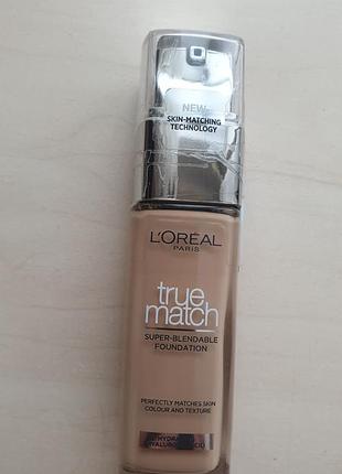 Loreal  true match  super -blendable  foundation тональный крем 4