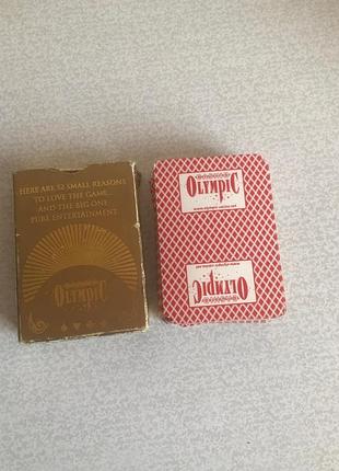 Коллекционные игральные карты olympic